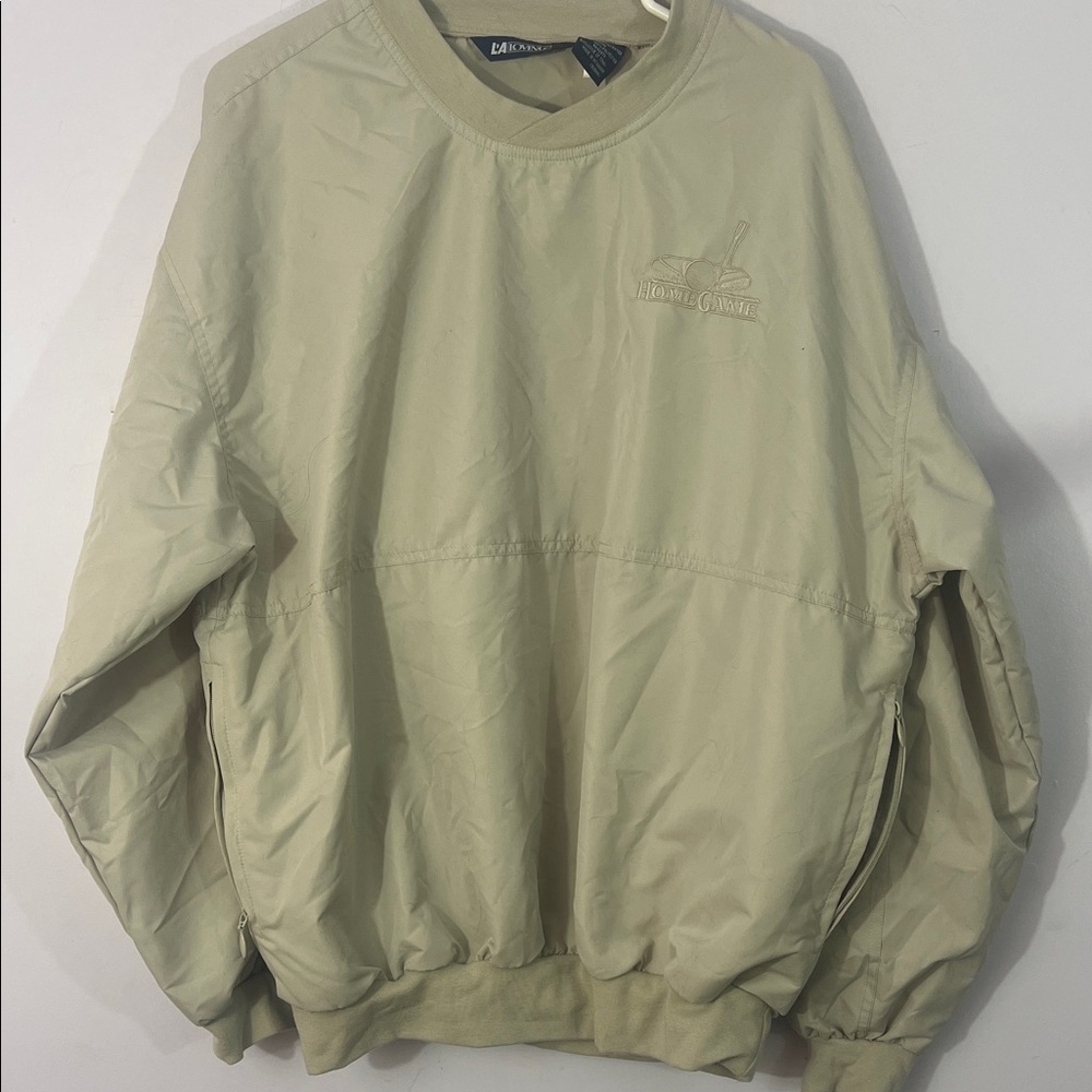 LA Loving, L, zipper pocketed golf pullover shirt
